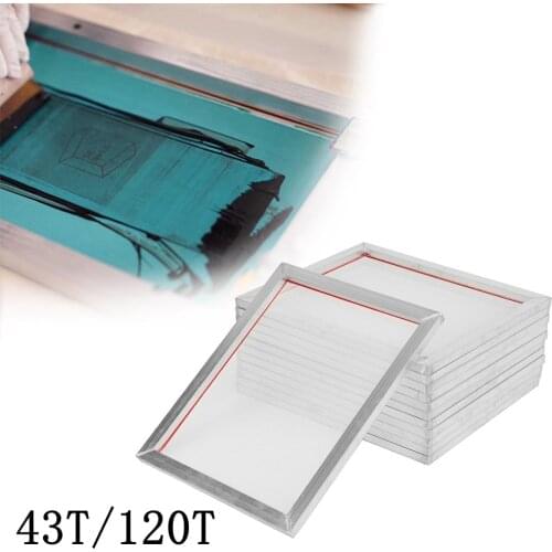 20*30cm Screen Printing Aluminum Frame 120M/200M/300M/350M/380M/420M Silk Screen Mesh Frame Custom Made Frame/Mesh Size