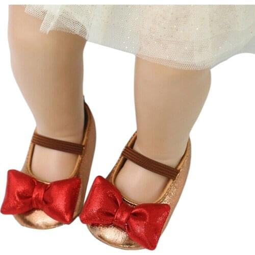 Baby Newborn Girls PU Anti-Slip Patchwork Shoes Princess Mary Jane Solid Flower Headwear Infant Toddler First Walker Shoes 0-12M