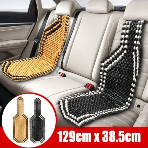 Universal Summer Car Seat Covers Automobiles Seat Covers Wooden Bead Beaded Massage Seat Cushion Cover Van Truck Office
