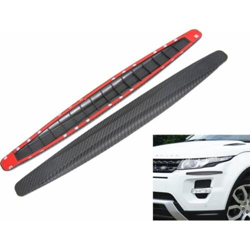 2pcs Car carbon fiber bumper crash bar For Peugeot RCZ 206 207 208 301 307 308 406 407 408 508 2008 3008 4008 5008,Car Styling