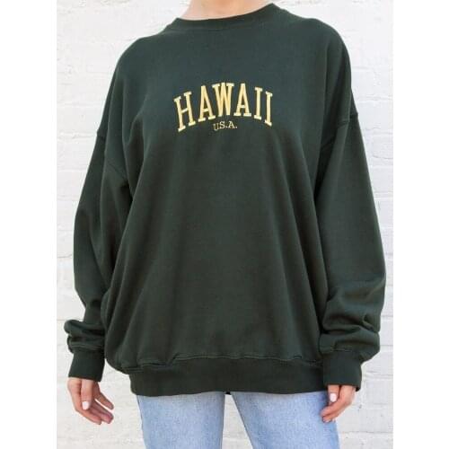 UNUTH Girls Oversize Cotton Pullovers 2021 Spring-Autumn Fashion Ladies Vintage Loose Sweatshirts Women Chic