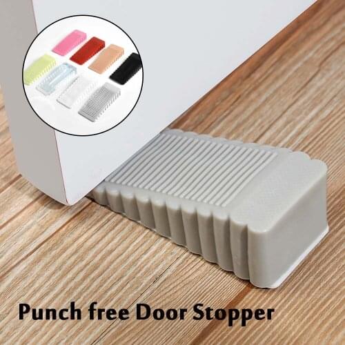 1Pcs Creative Safety Door Stop Silicone Anti-skid, Windproof Door stop/Door top/Door stop Door Rear Retainer Anti-collision Stop