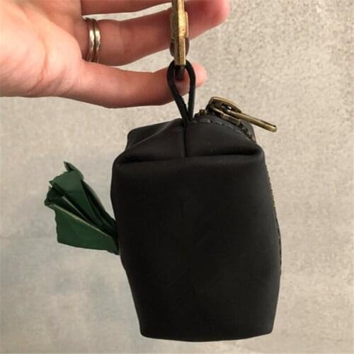 1 Pcs Multifunction Key Chains Beautiful And Practical Dog Waste Bag Holder Leather Must-have For Dog Owners Durable Key Chain