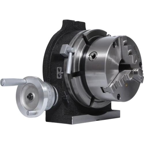 10 inch universal indexing table turntable with three-jaw chuck indexing head milling machine vertical bed dual-use
