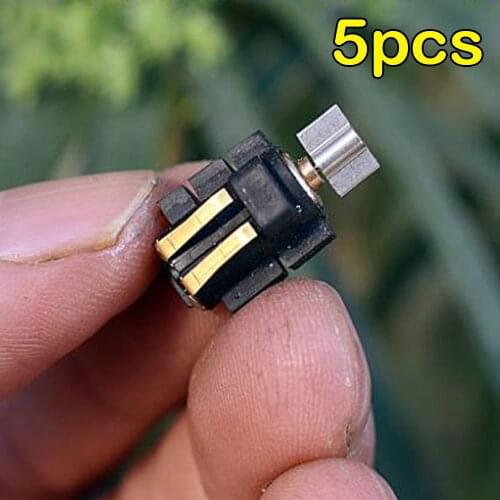 5PCS Vibration Motor *6*12.9mm Micro Mini Rotor Motor DC 3V Precision Miniature for Vibrator Tungsten Steel Eccentric Wheel
