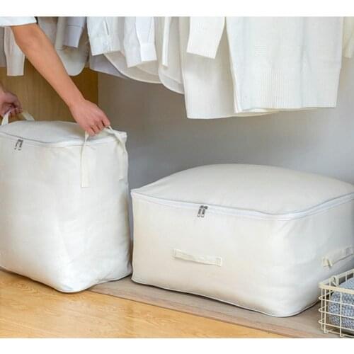 Oxford Clothes Duvets Storage Bag Bedroom Bedding Organizer Large Capacity Closet Wardrobe Organizer Underbed Storage Bag Cube