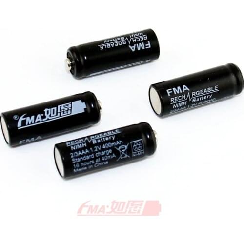 4Pcs FMA iDECT X1/ X1i Cordless Phone Battery Ni-MH 2/3AAA 1.2V 400mAh 10*30mm