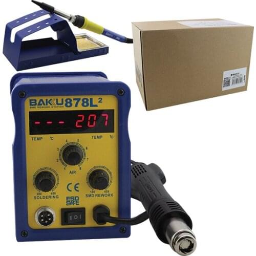 BAKU BK-878L2 HEAT ADJUSTABLE + ÜFLEMELİ HAVYA DIGITAL