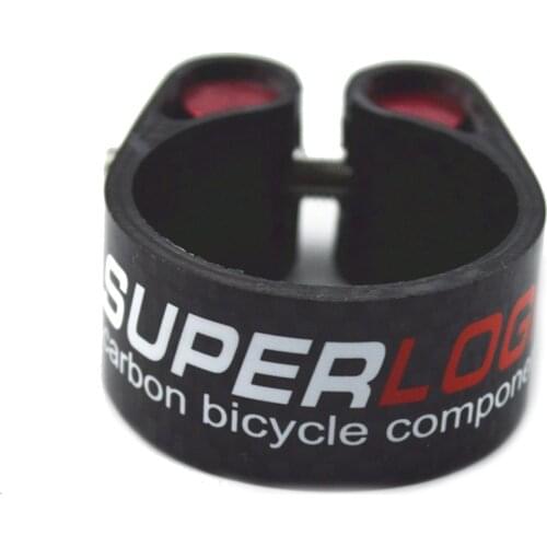 27.2/30.8/31.6mm Bicycle Seatpost Clamp Carbon Fiber Parts For Mountain MTB Road Bike Bicycle Seatpost Clamp