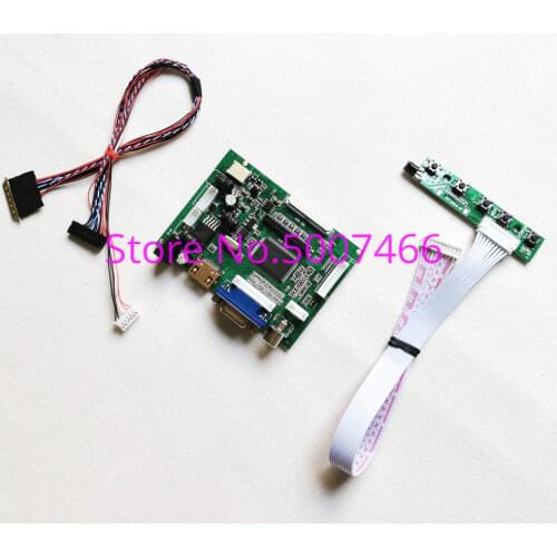 For LTN156AT15-C01/W01 LTN156AT19-001/W01 LED 15.6" 1366*768 LCD screen VGA+2AV LVDS 40-Pin monitor controller card DIY kit