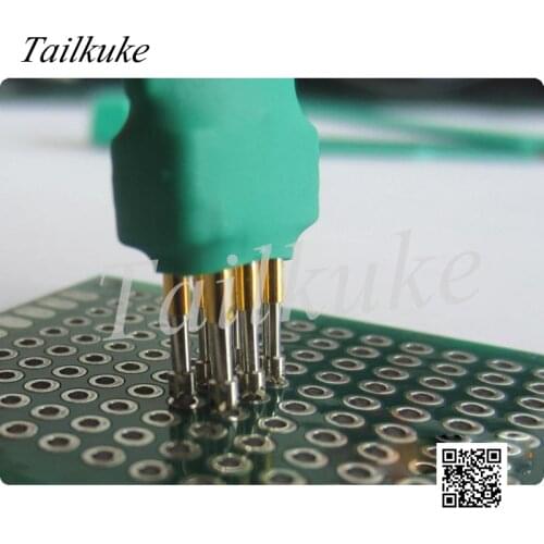 Double Row 3P * 2 Burning Needle 2.54mm-3p * 2 Thimble Write Program Probe Test Needle Spring Needle