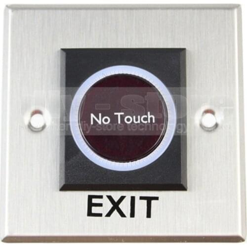DIYSECUR Exit Button Infrared No Touch Induction Switch Style / Access Switch / Exit Switch for Access Control System