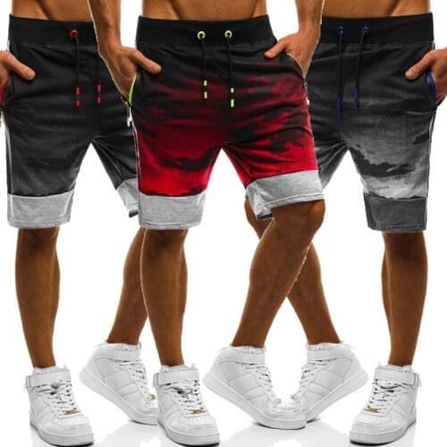 Summer Mens Casual Camouflage Sports Slim Fitness Mens Jogging Pants Fashion Printed Shorts