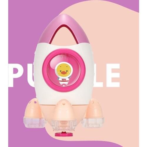 Toddlers Pool Bath Spinning Sprinkler Rocket Rotating Spray Fountain Toy Pool Fun Children Infant Bathtime Games Water Toys