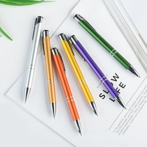 Metal Ballpoint Pen Student Prize Creative Ballpen Gift for Kids Advertising Pen School Office Supplies Writing Pen Stationery
