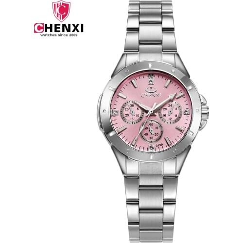 Fashion Chenxi Brand Waterproof Women Watch Ladies Clock Quartz Dress Wristwatch Relogio Feminino Montre Femme Reloj Mujer 019a