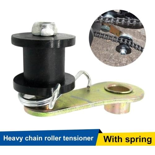 Chain Tensioner Spring Roller Slider Guide Adjuster Wheel Pulley Kit fit Adjusting Motorcycle Mini Bike