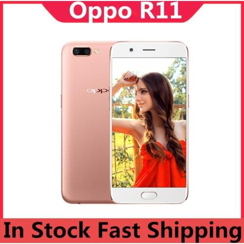 Original Oppo R11 4G LTE Mobile Phone Snapdragon 660 Android 7.1 5.5" 1920x1080 4GB RAM 64GB ROM 20.0MP Fingerprint Dual Sim