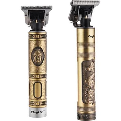 Professional Hair Clipper Men T-Outliner Beard Trimmer Titanium Ceramic Blade Electric Baldheaded Finishing Hair Cutting Machine