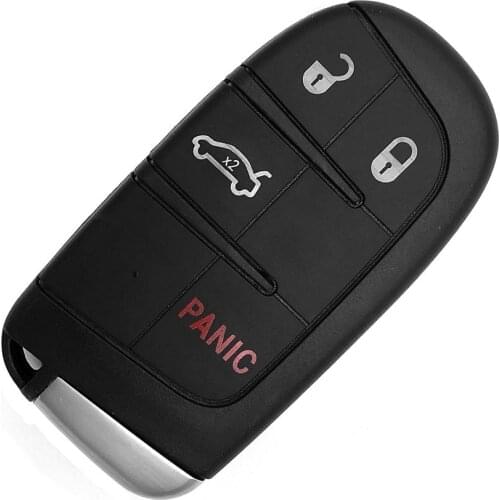 3+1 Buttons car key Remote For J-eep Fobik For C-hrysler 433Mhz 7953A Chip