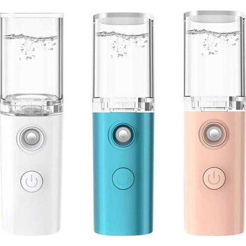 200mAh Nano Mist Facial Sprayer Skin Moisturizing Humidifier Rechargeable Handheld Steamer Household Timming Hydrator