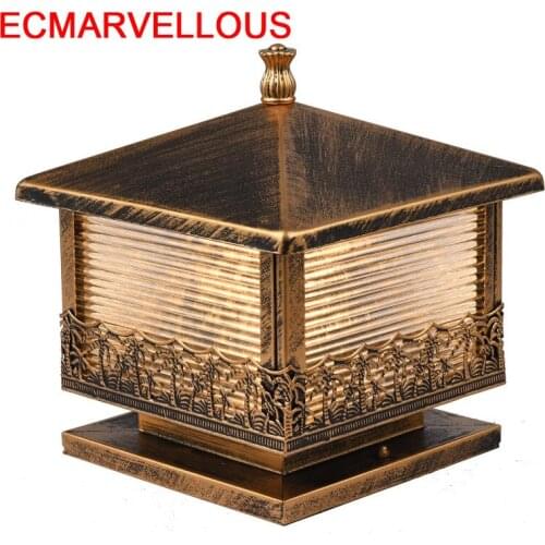 Lawn Lamp Foco Exterior Pillar Light Spot Vierkant Solar Terraza Y Jardin Decoracion Luminaire Exterieur Landscape Lighting