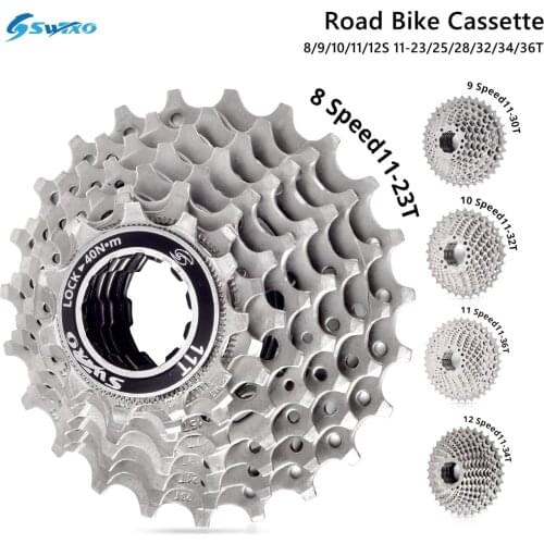 SWTXO Road Bike 8 9 10 11 Speed Freewheel 11-28T Folding Bike Cassette Flywheel Velocidade 8S 9S 10S 11S for SHIMANO SRAM