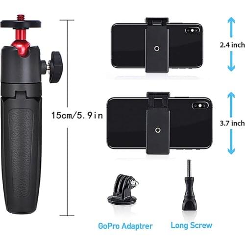 Gimbal Selfie Stick Bracket Live Broadcast Stand Holder Tripod For Gopro 9 Camera for Gopro Max Hero 8 7 6 5 4 3+ 3 Accessories