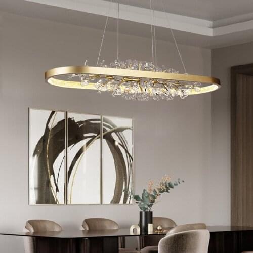 Modern minimalist luxury chandelier living room dining room bedroom study lamp personality creative designer chandelier