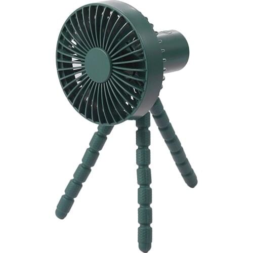 USB Desk Fan With Flexible Tripod And Adjustable 3 Speeds Small Personal Portable Fan For Office Room Car Traveling