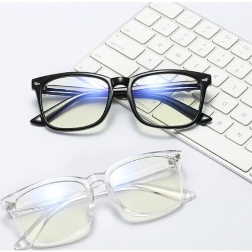 Veshion Computer Anti-blue Light Eye Protection Flat Mirror Men and Women Anti-blue Light Glasses Frame Prescription Points