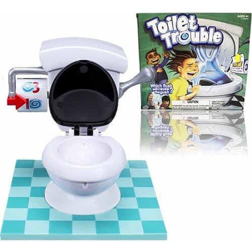 1PCS Creative Toilet Trouble Funny Game Toilet Desktop Game Mini Toys For Parents Kids Friends Play Together Gifts For Children