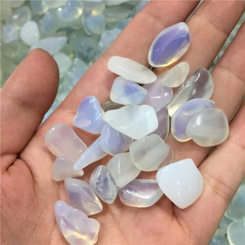 100g Natural opal Quartz Crystal Stone Rock Chips Lucky Healing minerals Fish tank stones