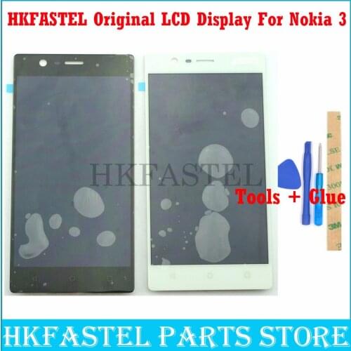 100% New HKFASTEL For Nokia 3 Nokia3 TA-1020 TA-1028 TA-1032 TA-1038 Original Mobile Phone LCD touch screen digitizer display