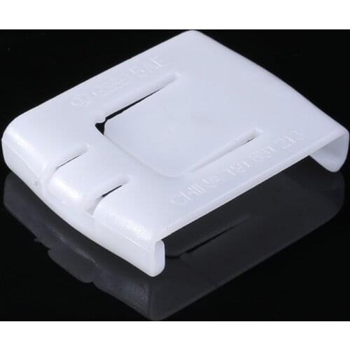 2 Set 6 Piece Suit Seat Buckle Clip Runner Guide For V.W. GOLF MK1 MK2 MK3 CORRADO SCIROCCO White Plastic 1XCF