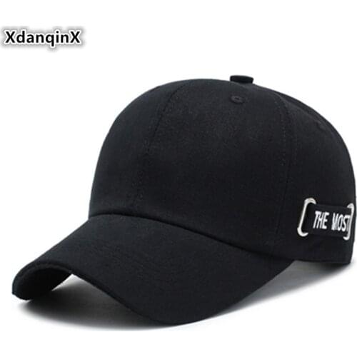 XdanqinX Novelty Fashion Casual Womens Ponytail Hip Hop Hat Mens Cotton Baseball Caps Adjustable Size Couple Hats Snapback Cap