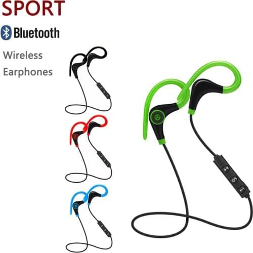 Bluetooth Headset Bluetooth-compatible Earpiece Handsfree Headphones Mini Wireless Earphone Ear Hook Earbud Earpiece For IPhone