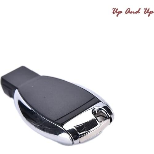 Remote Key Case For Mercedes Benz NEW Chrome 2 Button Smart MB CL Silk Elk C E S Class