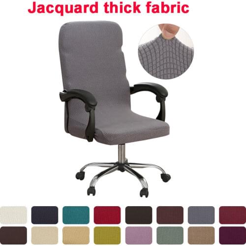 Modern Spandex Computer Chair Cover Polyester Elastic Fabric Office Chair Cover Easy Washable Removeable New 17 Colors