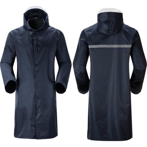 Work Site Raincoat One-piece up Sleeve Fashion Fishing Long Raincoat Agricultural Work Outdoor Riding Walking Adult Raincoat