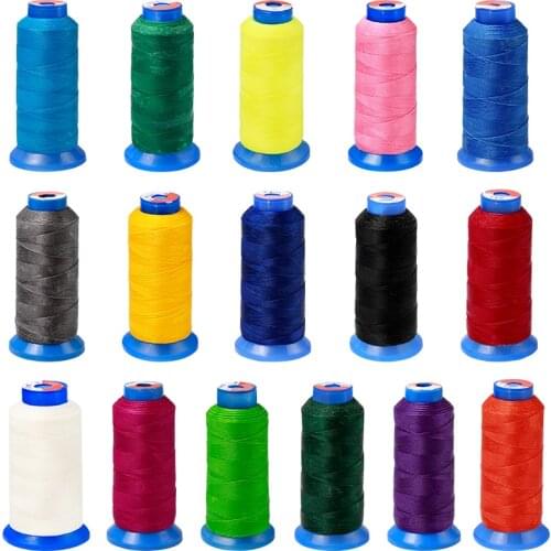 LMDZ Round Waxed Thread Leather Sewing Wax Cord for DIY Handicraft Tool Sewing Line Durable Sewing Threads For Hand 16 Colors