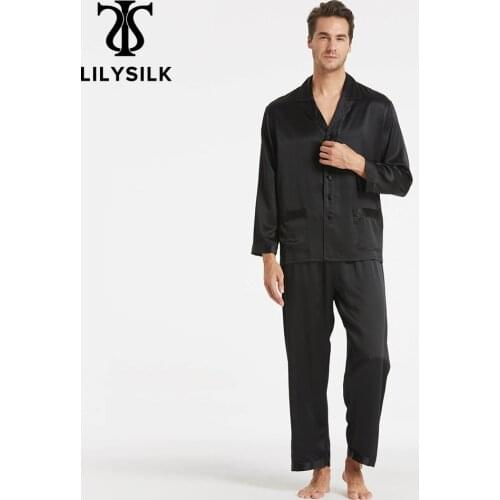 Мужские пижамы LILYSILK China At AliExpress