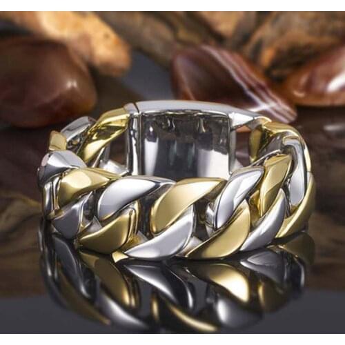 Luxury Creative Tide Ring Elegant Female Personality Trendy Fascinating Twisted Rope Smooth Ring Cuban Chain Ring Unisex Gift