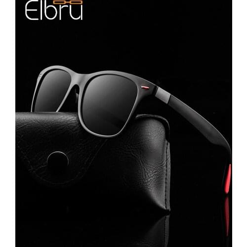 Elbru Men Polarized Sports Sunglasses Outdoor Driving Sun Glasses Chameleon Polarizer Sunshades For Male Fashion Driver Eyewear