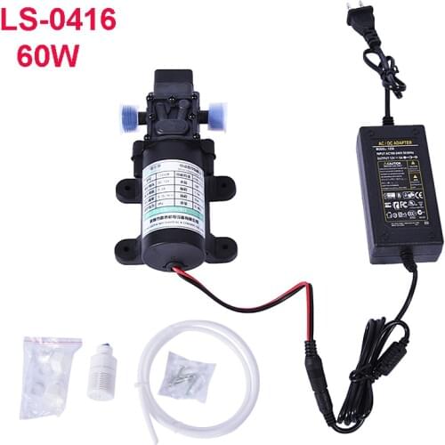New LS-0416 Electric Diaphragm Pump Small Water Pump Self-Priming Pump Booster Pump Automatic Start And Stop 12V 5.0A 60W 5L/min