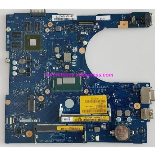 Genuine CN-00MYD6 00MYD6 0MYD6 AAL10 LA-B843P I5-4210U 920M Laptop Motherboard for Dell inspiron 5458 5558 5758 Notebook PC