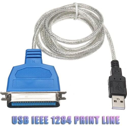 New Arrival USB to IEEE1284 Cable Durable 36-Pin Print Adapter Converter Printer Cables For Win XP/7/8/10/Mac