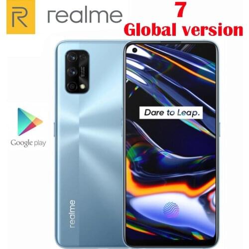 Original Official New Global Version Realme 7 Smartphone 8GB RAM 128GB ROM MTK Helio G95 Octa Core 5000Mah 30W Fast Charge 48MP