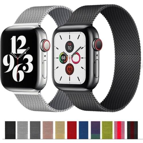 COBRAFLY Strap For Apple watch band 44mm 40mm 38mm 42mm 44 mm Loop Stainless Steel bracelet iwatch series 3 4 5 6 SE band