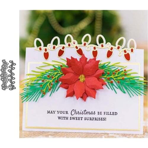 Christmas neon lace METAL CUTTING DIES Stencil Scrapbooking Photo Album Card Paper Embossing Craft DIY